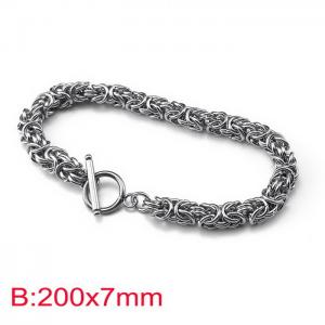 Stainless Steel Special Bracelet - KB181589-Z