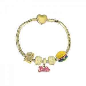 Stainless Steel Gold-plating Bracelet - KB182054-PA
