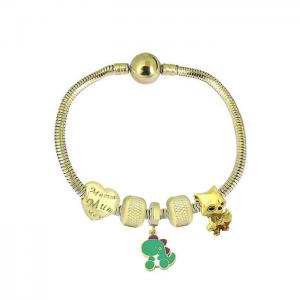 Stainless Steel Gold-plating Bracelet - KB182077-PA