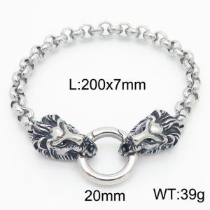 Stainless Steel Bracelet(Men) - KB182632-Z