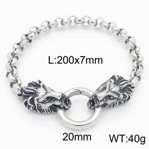 Stainless Steel Bracelet(Men) - KB182636-Z