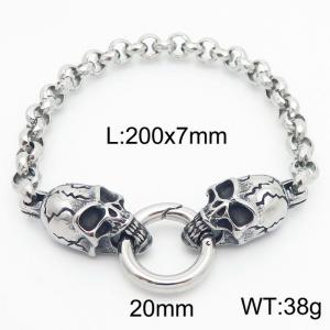 Stainless Steel Bracelet(Men) - KB182637-Z