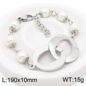 Stainless Steel Bracelet(women) - KB183036-BH