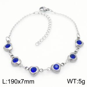 Stainless Steel Stone Bracelet - KB183072-TJG