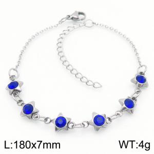 Stainless Steel Stone Bracelet - KB183081-TJG