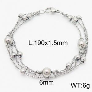 Stainless Steel Bracelet(women) - KB183134-Z