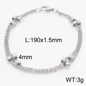Stainless Steel Bracelet(women) - KB183137-Z