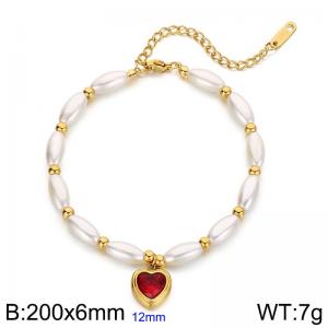 Bead Bracelet - KB183218-SP