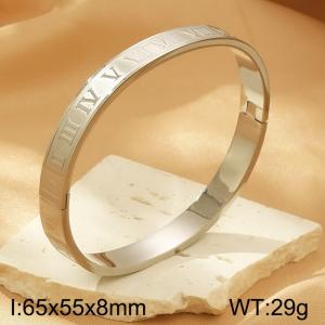 Stainless Steel Bangle - KB183227-SP