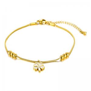 Stainless Steel Gold-plating Bracelet - KB183233-HM