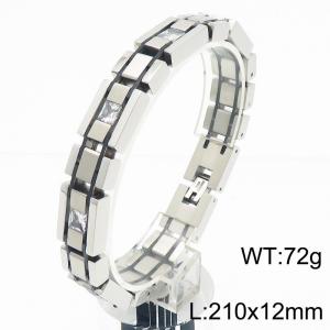 Stainless Steel Bracelet(Men) - KB183461-KFC