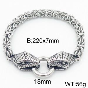 Stainless Steel Bracelet(Men) - KB183534-Z