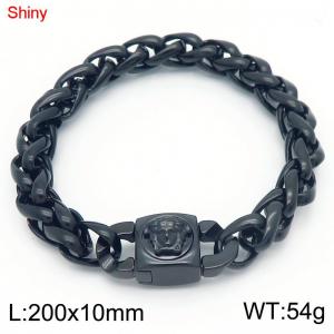 Stainless Steel Black-plating Bracelet - KB183624-Z