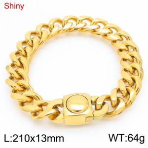 Stainless Steel Gold-plating Bracelet - KB183653-Z