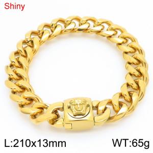 Stainless Steel Gold-plating Bracelet - KB183659-Z