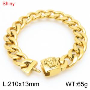Stainless Steel Gold-plating Bracelet - KB183667-Z