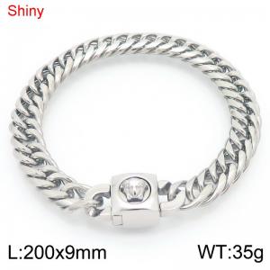 Stainless Steel Bracelet(Men) - KB183675-Z