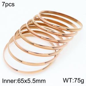 Stainless steel bracelet - KB183750-LO