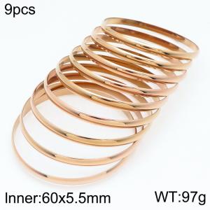 Stainless steel bracelet - KB183758-LO