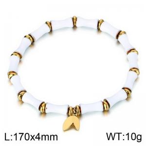 Stainless Steel Gold-plating Bracelet - KB184002-SP
