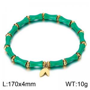 Stainless Steel Gold-plating Bracelet - KB184004-SP