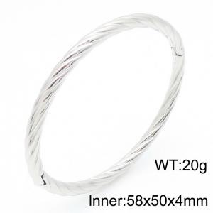 Stainless Steel Bangle - KB184166-KFC