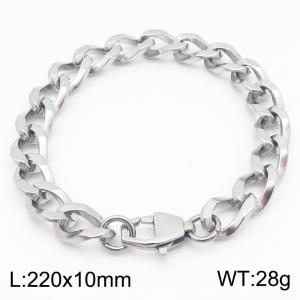 European and American Stainless Steel Link Chain Bracelets Hiphop Jewelry Unisex Gift - KB184683-TSC