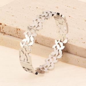 Stainless Steel Bangle - KB184763-SP