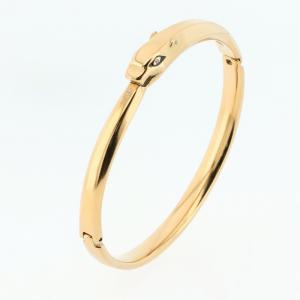 Stainless Steel Gold-plating Bangle - KB184850-SP