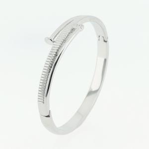 Stainless Steel Bangle - KB184851-SP