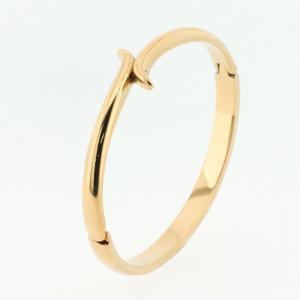 Stainless Steel Gold-plating Bangle - KB184861-SP