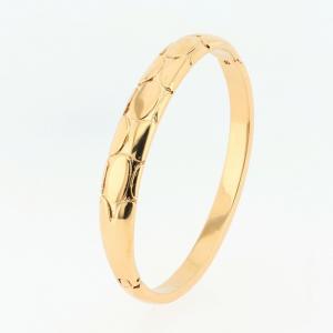 Stainless Steel Gold-plating Bangle - KB184864-SP