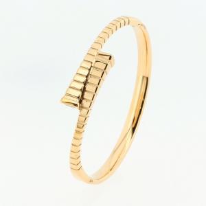 Stainless Steel Gold-plating Bangle - KB184868-SP