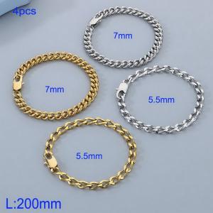 Stainless steel bracelet - KB185011-Z