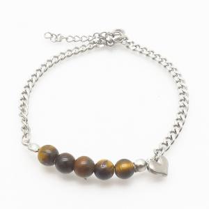 Stainless Steel Bracelet(women) - KB186266-WH