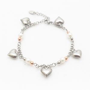 Stainless Steel Bracelet(women) - KB186272-WH