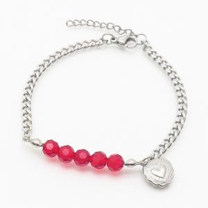 Stainless Steel Bracelet(women) - KB186274-WH