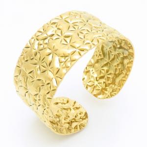 Stainless Steel Gold-plating Bangle - KB187017-SP