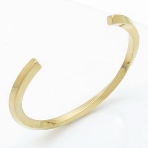 Stainless Steel Gold-plating Bangle - KB187910-YH