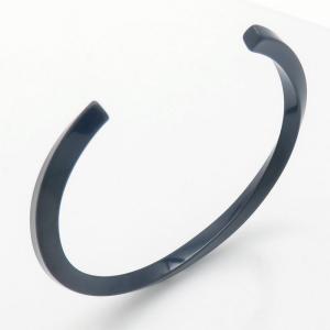 Stainless Steel Black-plating Bangle - KB187911-YH