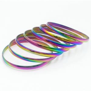 SS Colorful-plating Bangle - KB187944-TLA