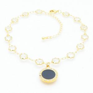 Stainless Steel Stone Bracelet - KB187964-TLA