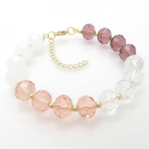Bead Bracelet - KB188072-WH