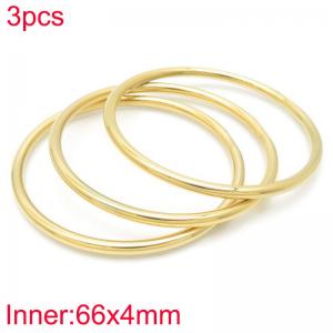 Stainless Steel Gold-plating Bangle - KB188361-LO