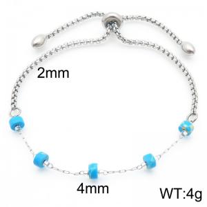 Fashionable Bohemian vacation style meter chain pull-out bracelet - KB188537-Z