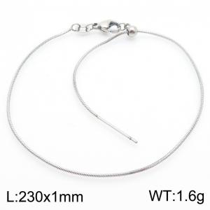 Fashionable and simple adjustable pull-out snake chain bracelet - KB188671-Z