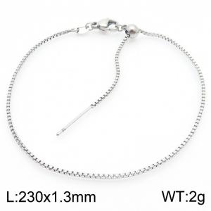 Fashionable and simple adjustable pull-out box chain bracelet - KB188673-Z