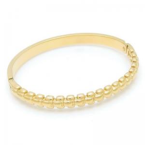 Stainless Steel Gold-plating Bangle - KB188735-SP