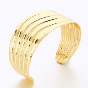 Stainless Steel Gold-plating Bangle - KB189276-TSC