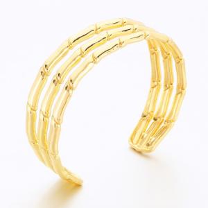Stainless Steel Gold-plating Bangle - KB189280-TSC